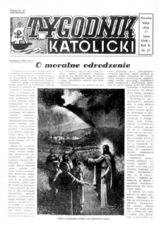Tygodnik Katolicki 1948, nr 27