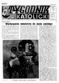 Tygodnik Katolicki 1948, nr 31