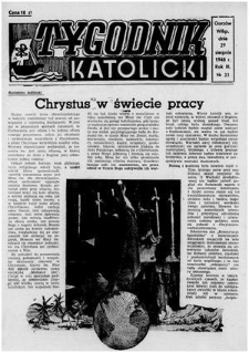 Tygodnik Katolicki 1948, nr 33