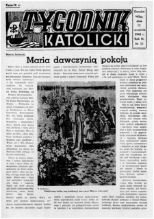 Tygodnik Katolicki 1948, nr 35