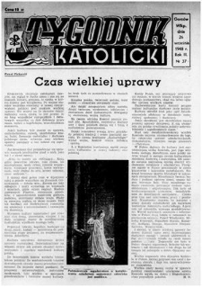 Tygodnik Katolicki 1948, nr 37