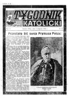 Tygodnik Katolicki 1948, nr 43