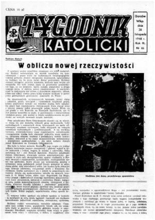 Tygodnik Katolicki 1948, nr 46