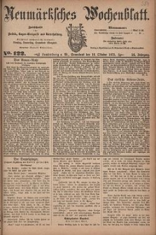 Neum&auml;rksches Wochenblatt : Zeitschrift f&uuml;r Politik, Tages-Ereignisse und Unterhaltung, 1875, Jg. 56, Nr. 122
