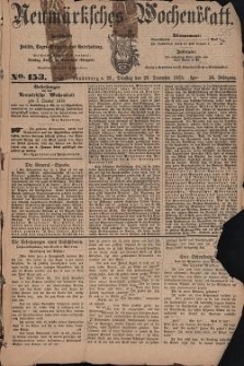 Neum&auml;rksches Wochenblatt : Zeitschrift f&uuml;r Politik, Tages-Ereignisse und Unterhaltung, 1875, Jg. 56, Nr. 153