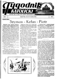 Tygodnik Katolicki 1950, nr 19
