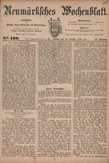 Neum&auml;rksches Wochenblatt : Zeitschrift f&uuml;r Politik, Tages-Ereignisse und Unterhaltung, 1876, Jg. 57, Nr. 120
