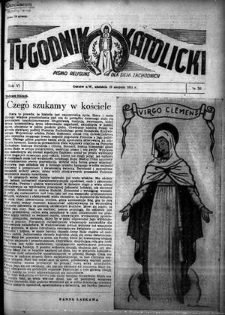 Tygodnik Katolicki 1951, nr 30