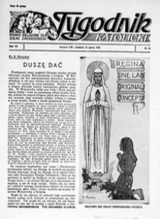 Tygodnik Katolicki 1952, nr 12