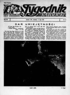 Tygodnik Katolicki 1952, nr 19