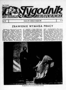 Tygodnik Katolicki 1952, nr 34