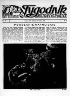 Tygodnik Katolicki 1952, nr 37