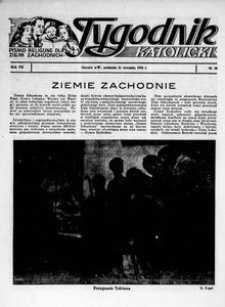 Tygodnik Katolicki 1952, nr 38