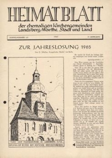 Heimatblatt 1965, Jg. 17, Nr. 1-2