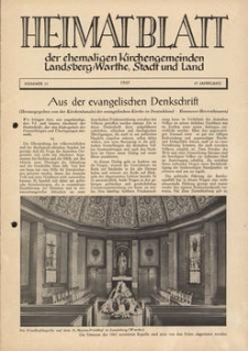 Heimatblatt 1965, Jg. 17, Nr. 11