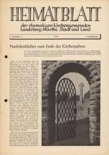 Heimatblatt 1966, Jg. 18, Nr. 11