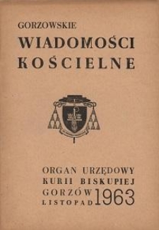 Gorzowskie Wiadomości Kościelne, 1963, R.7, nr 11