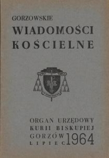 Gorzowskie Wiadomości Kościelne 1964, R.8, nr 7