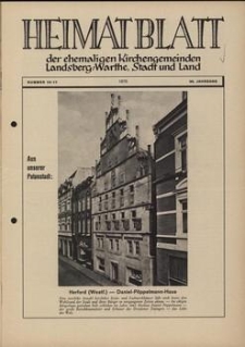 Heimatblatt 1978, Jg. 30, Nr. 10-11