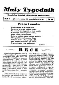 Mały Tygodnik, 1946, R.1, nr 17