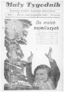 Mały Tygodnik, 1946, R.1, nr 31-32