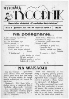 Mały Tygodnik, 1947, R.2, nr 24