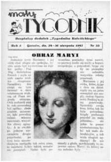 Mały Tygodnik, 1947, R.2, nr 33