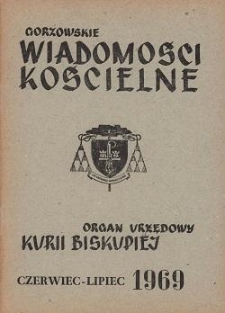 Gorzowskie Wiadomości Kościelne, 1969, R.13, nr 6-7