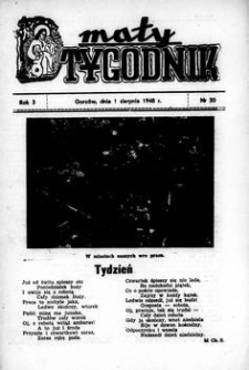 Mały Tygodnik, 1948, R.3, nr 30