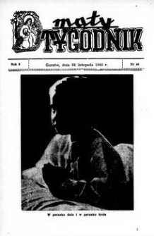 Mały Tygodnik, 1948, R.3, nr 46