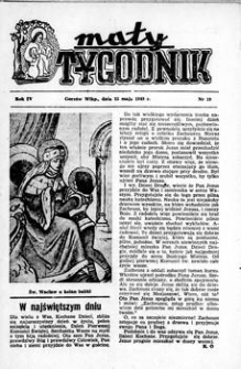 Mały Tygodnik, 1949, R.4, nr 19