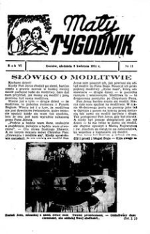Mały Tygodnik, 1951, R.6, nr 11