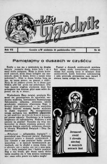 Mały Tygodnik, 1952, R.7, nr 43
