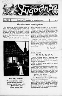 Mały Tygodnik, 1953, R.8, nr 3