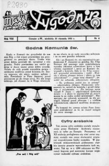 Mały Tygodnik, 1953, R.8, nr 4