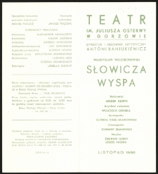 Władysław Wojciechowski "Słowicza wyspa"